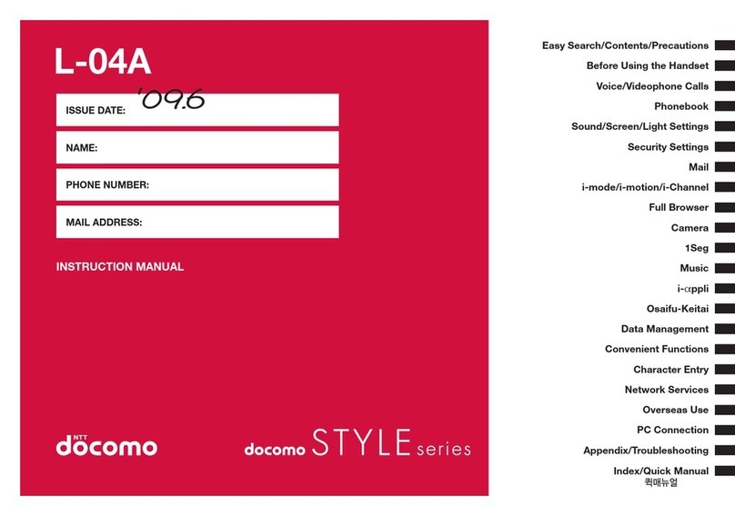 Docomo Style L-04A instruction manual
