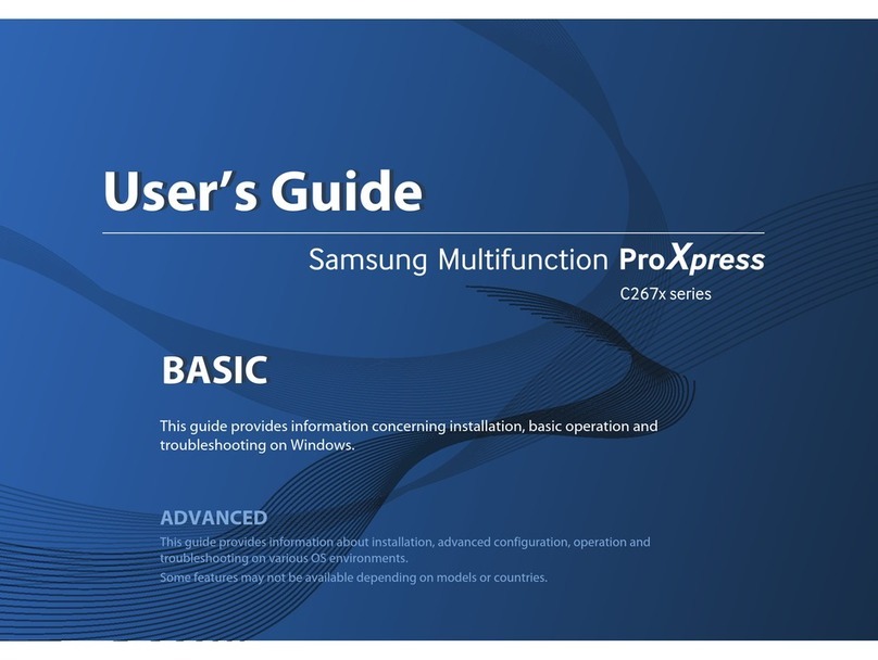 Samsung ProXpress C267x series User manual