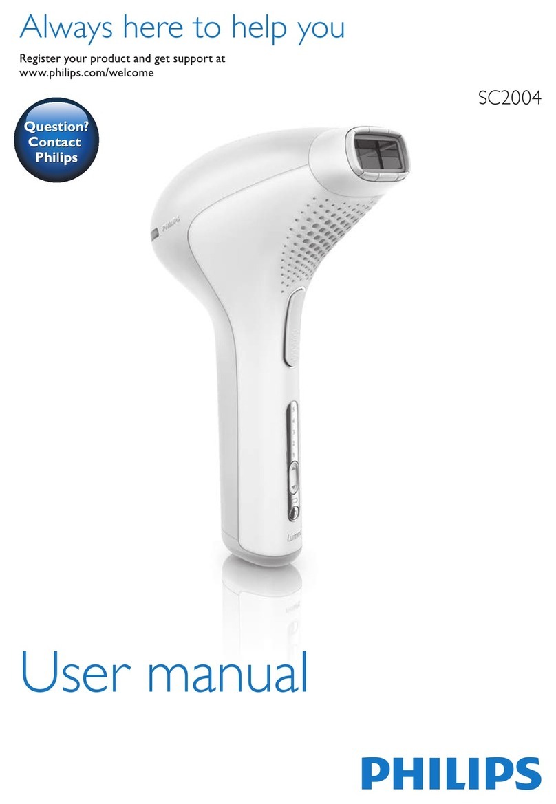 Philips Lumea SC2004 User manual