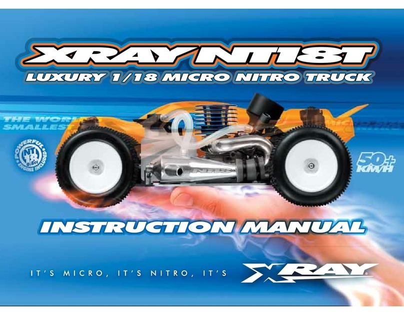 Xray Nitro Micro NT18T instruction manual