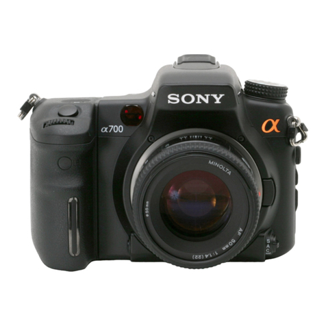 Sony DSLR-A700 user's guide / troubleshooting