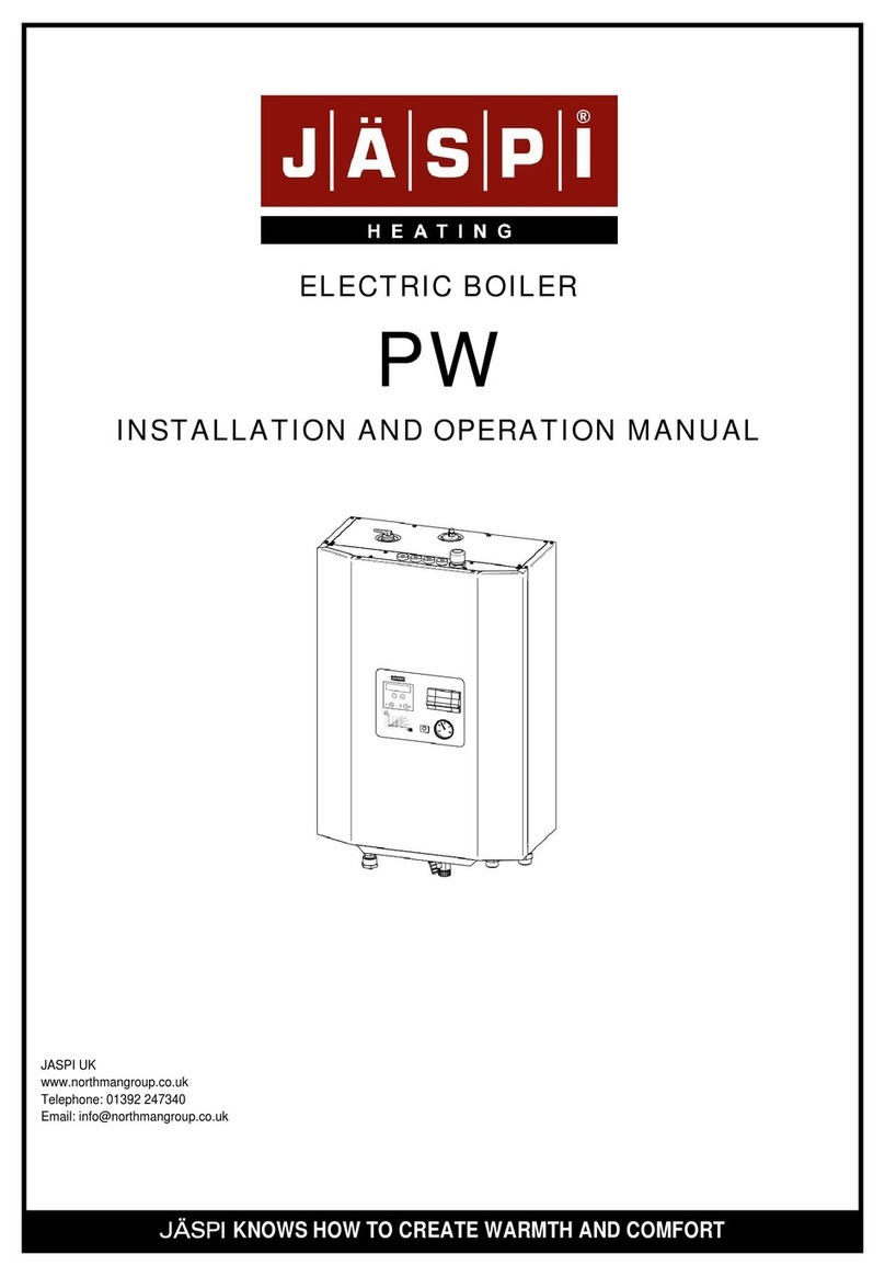 Jaspi PW Installation and operation manual