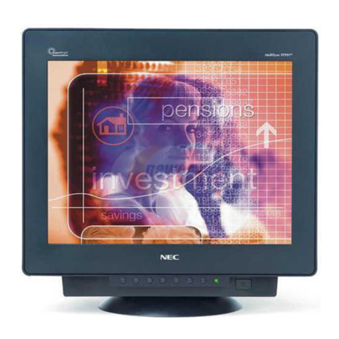 NEC MultiSync FE001SB User manual
