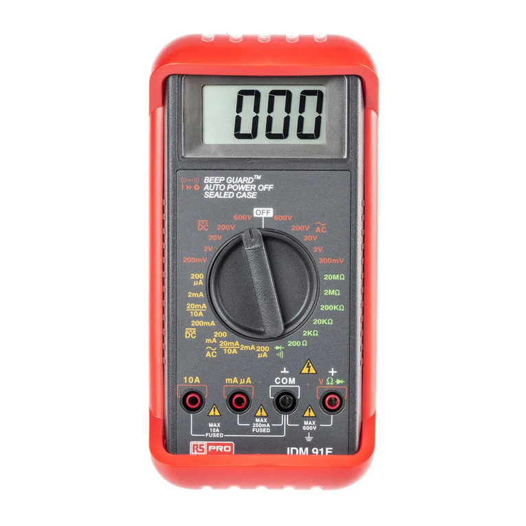 Isotech IDM 91E User manual