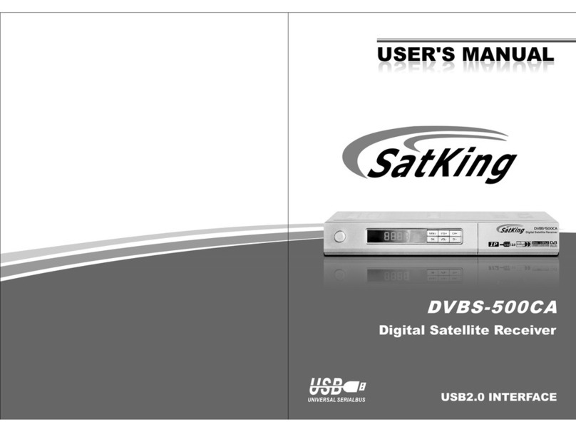 SatKing DVBS-500CA user manual
