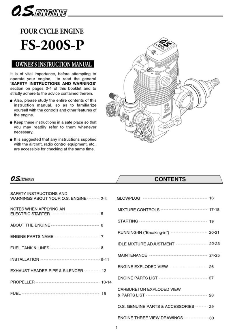 O.S. engine FS-200S-P Setup guide O.S. engine FS-200S-P Setup guide