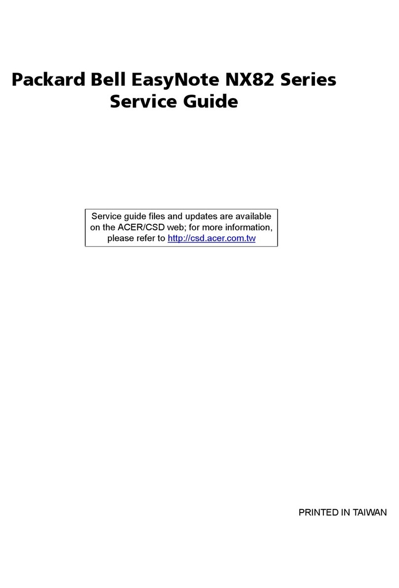 Acer Packard Bell EasyNote NX82 Series User manual