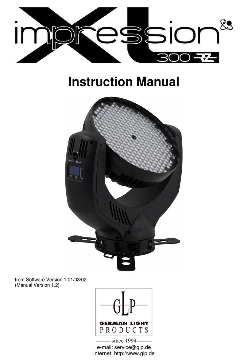 GLP Impression 300 XL RZ RGB instruction manual