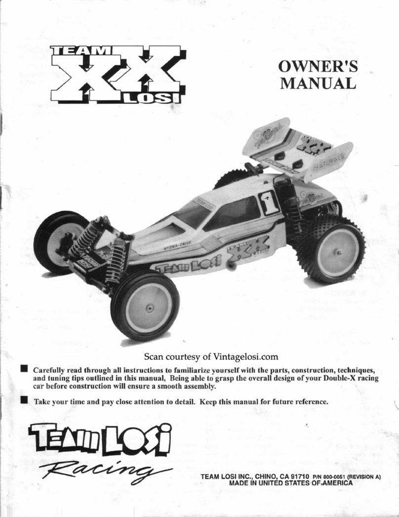 Team Losi Double-X owner's manual