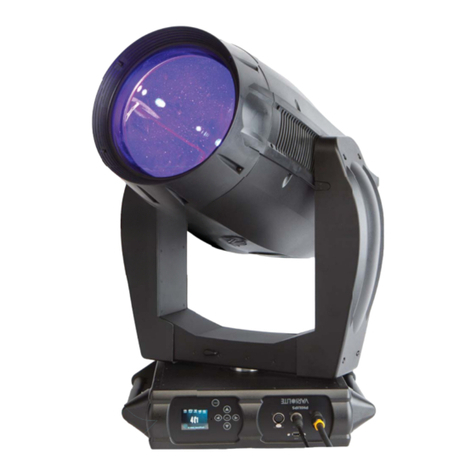 Vari Lite VL4000 BeamWash Luminaire User manual