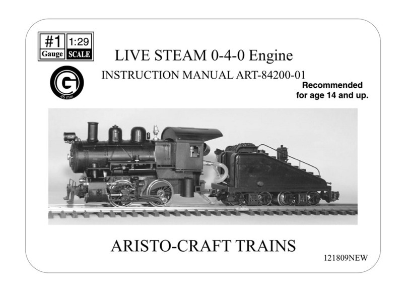 ARISTO-CRAFT TRAINS LIVE STEAM 0-4-0 Engine instruction manual ARISTO-CRAFT TRAINS LIVE STEAM 0-4-0 Engine instruction manual
