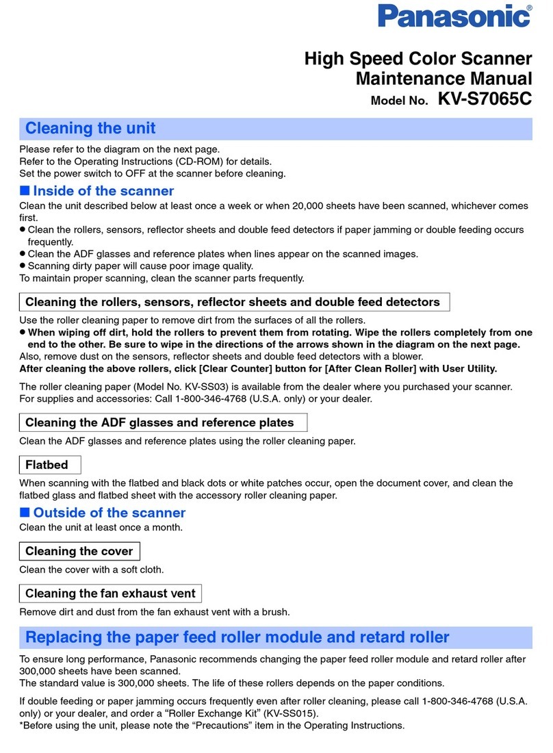 Panasonic Workio KV-S7065C User manual Panasonic Workio KV-S7065C User manual