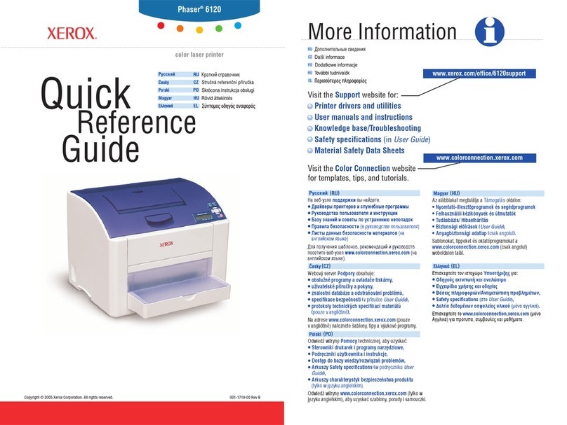 Xerox Phaser 6120 User manual