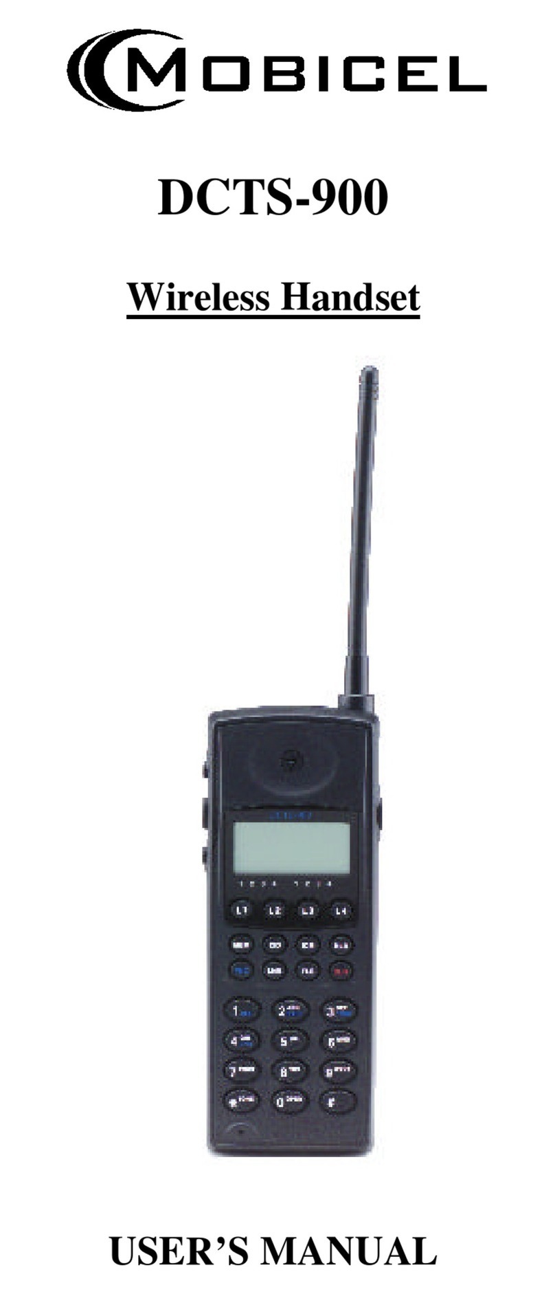 MOBICEL DCTS-900 User manual
