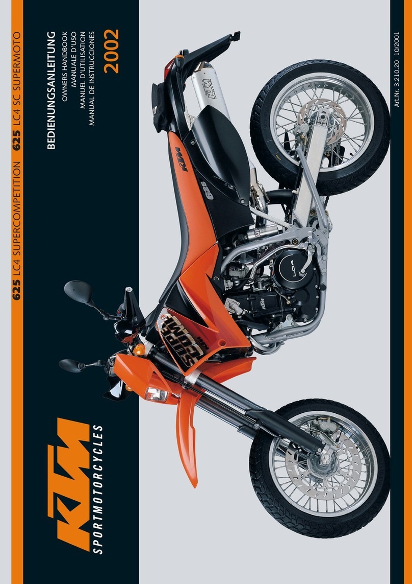 KTM 625 LC4 SUPERCOMPETITION User guide KTM 625 LC4 SUPERCOMPETITION User guide