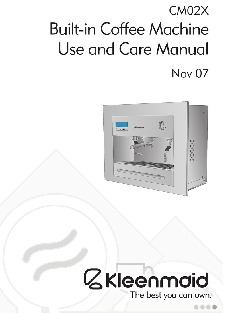 Kleenmaid CM02X use and care manual