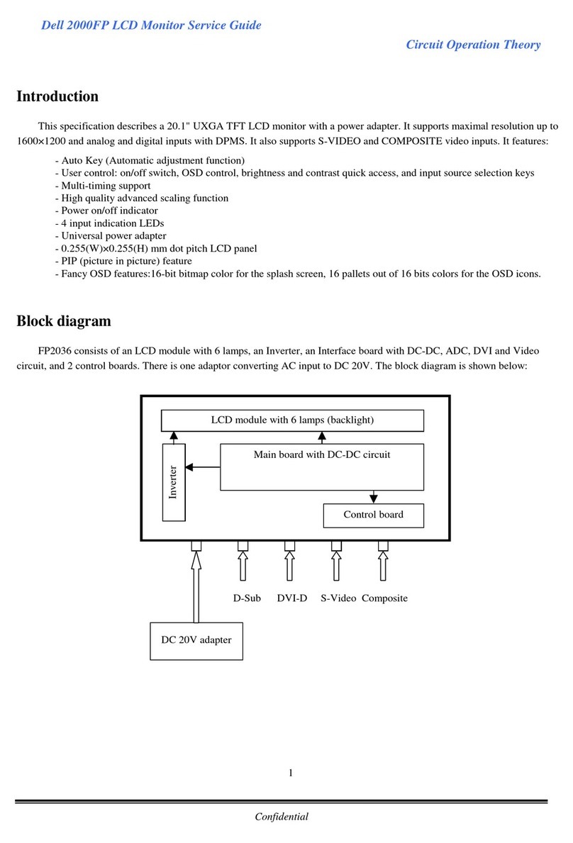Dell 2000FP User manual Dell 2000FP User manual