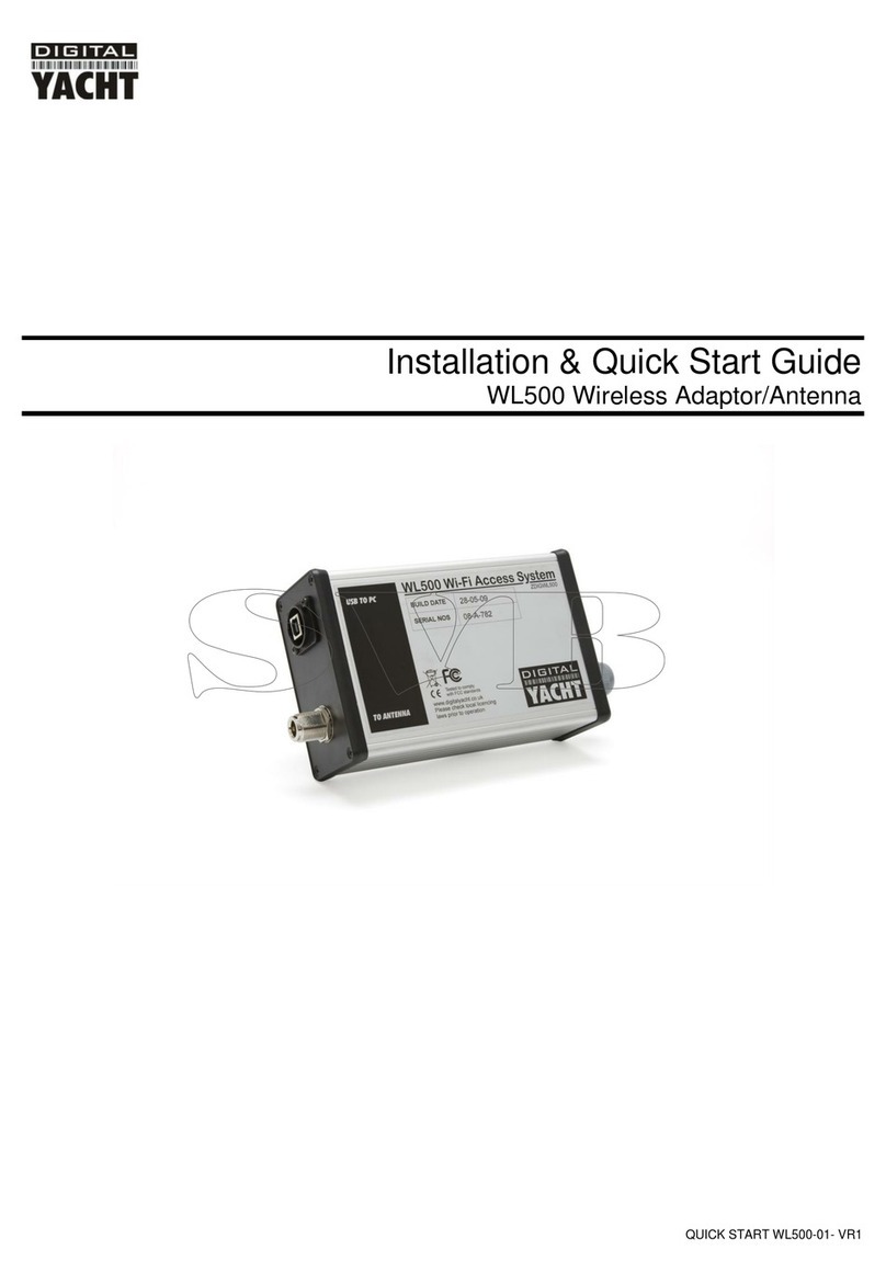 DIGITAL YACHT WL500 Installation and quick start guide