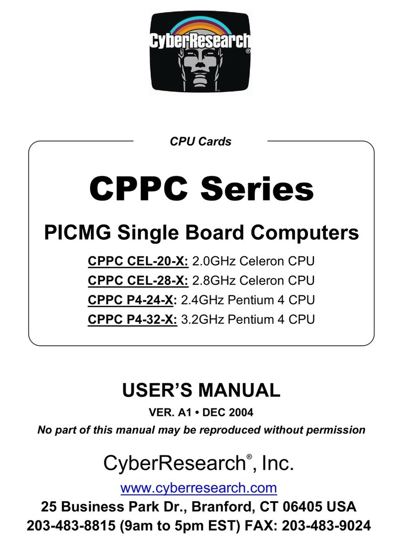 CyberResearch CPPC CEL-20-X User manual