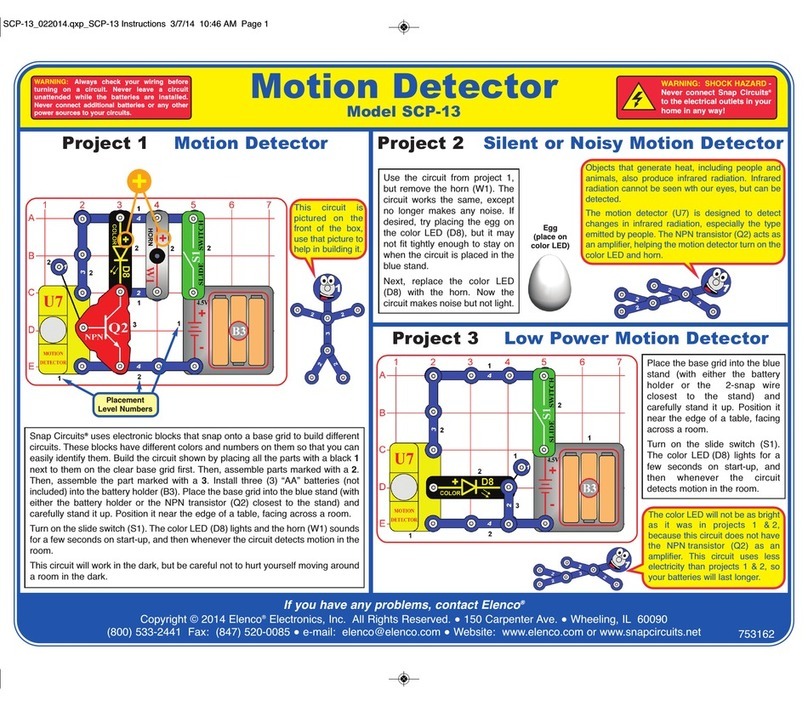 Elenco Electronics SCP-13 User manual