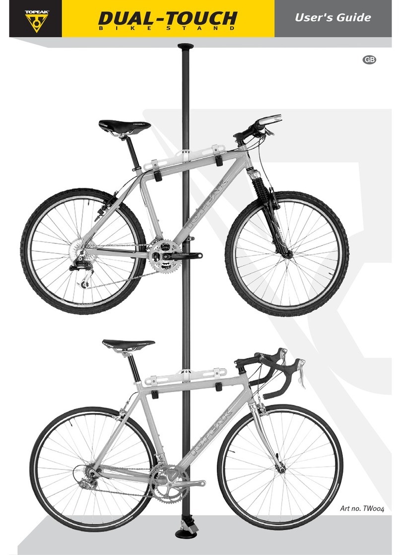Topeak Dual-Touch bike stand User manual