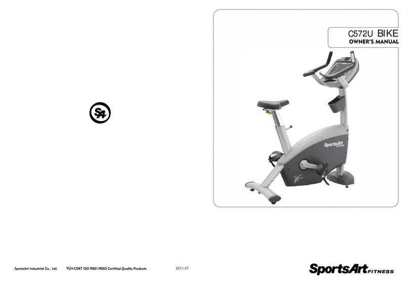 Sport Art C572U BIKE User manual