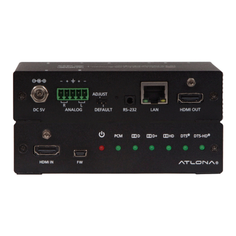 Atlona AT-UHD-M2C-BAL user manual