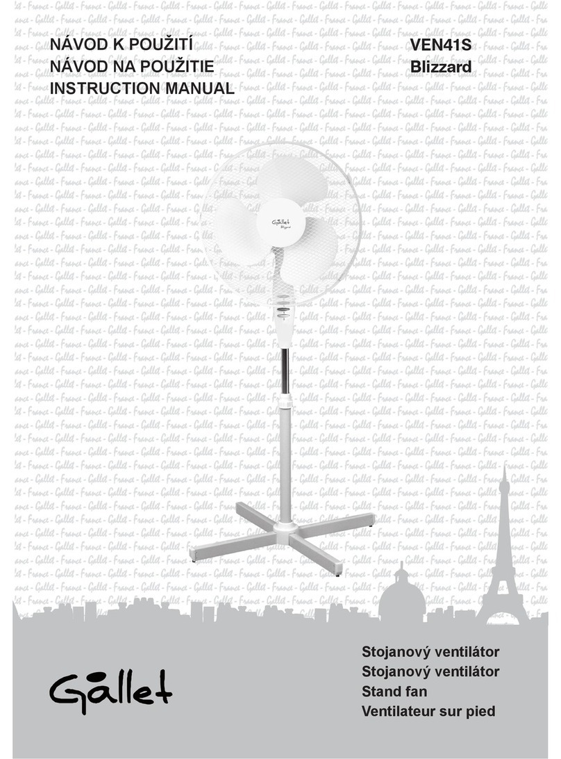 Gallet VEN41S Blizzard User manual