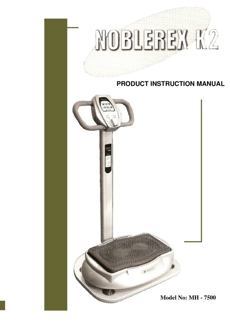 noblerex k2 mh-7500 Product instruction manual