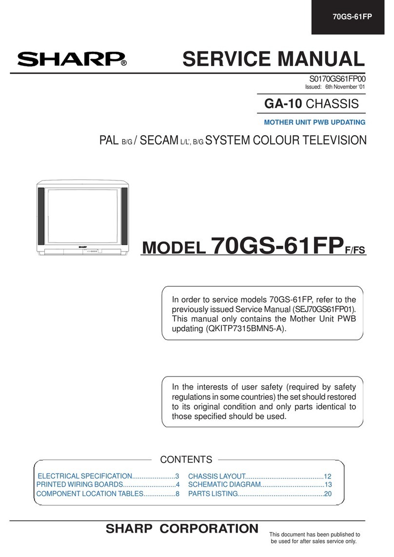 Sharp 70GS-61FP User manual