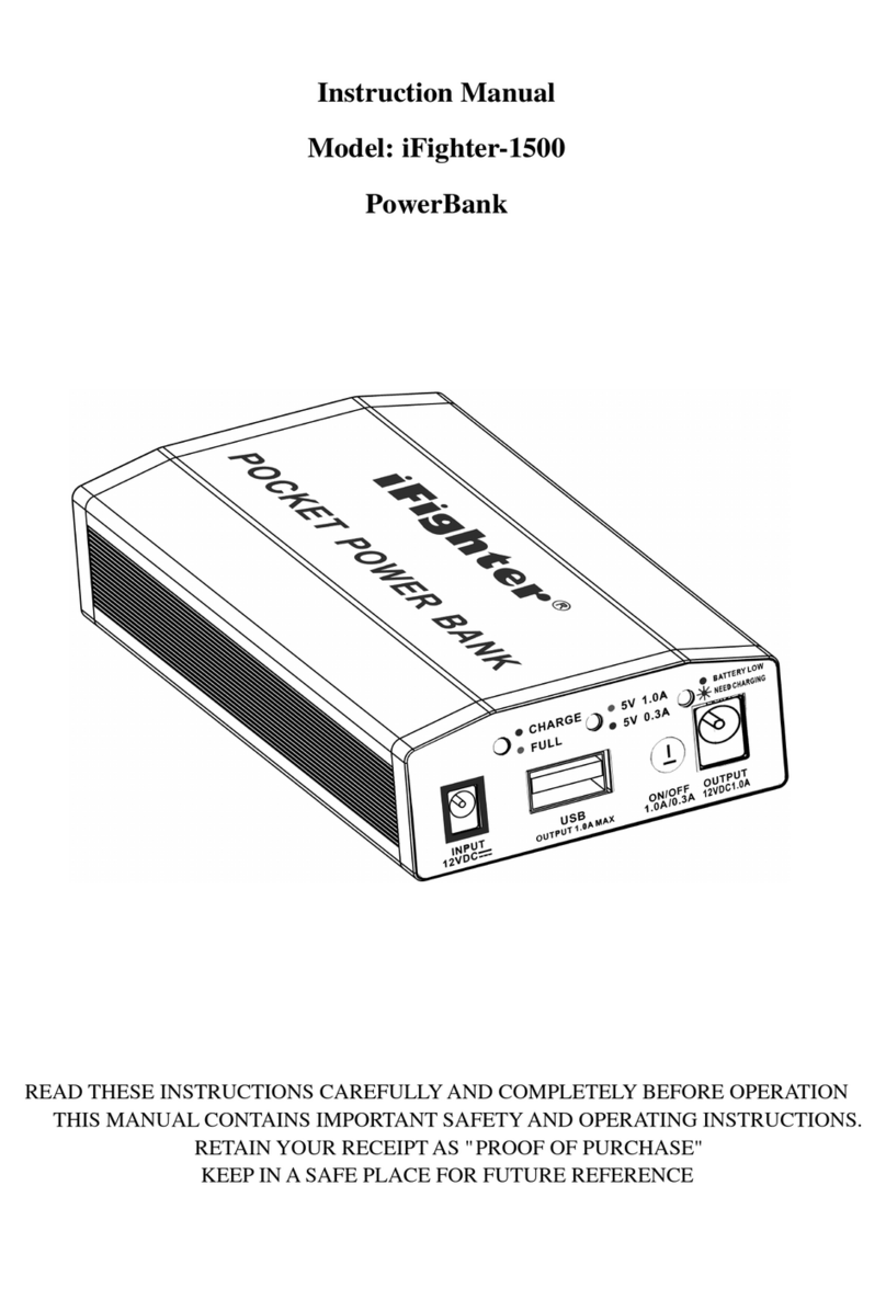 Master Instruments iFighter-1500 instruction manual