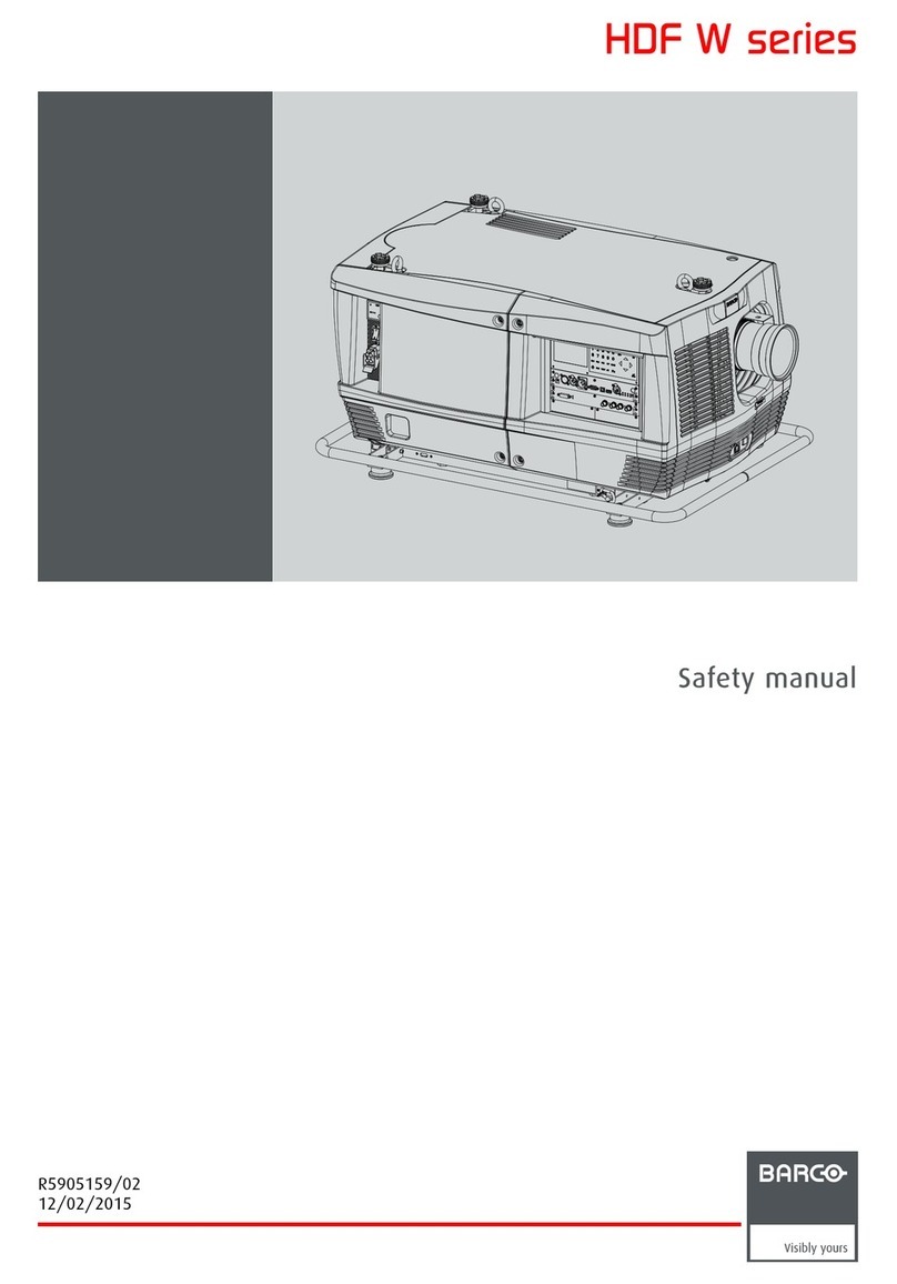 Barco HDF W series Safety manual