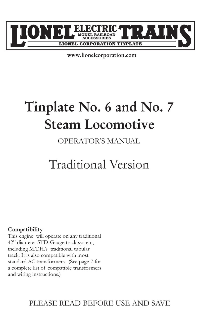 Lionel Tinplate No. 6 Operator's manual Lionel Tinplate No. 6 Operator's manual