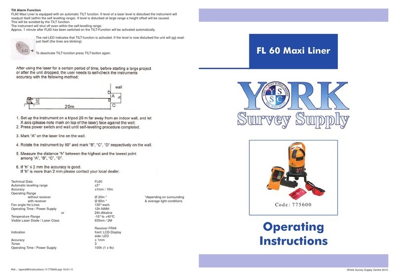 geo-FENNEL FL 60 Maxi Liner User manual