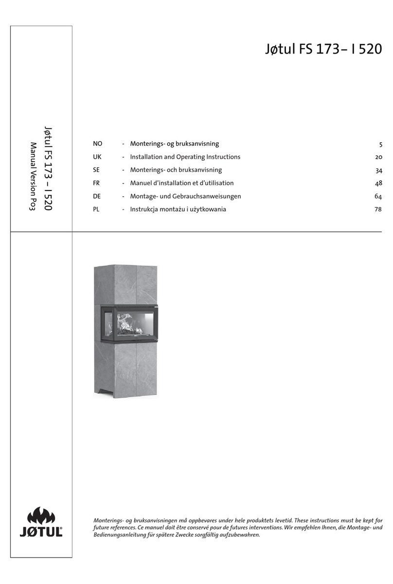 Jøtul FS 173- I 520 User manual