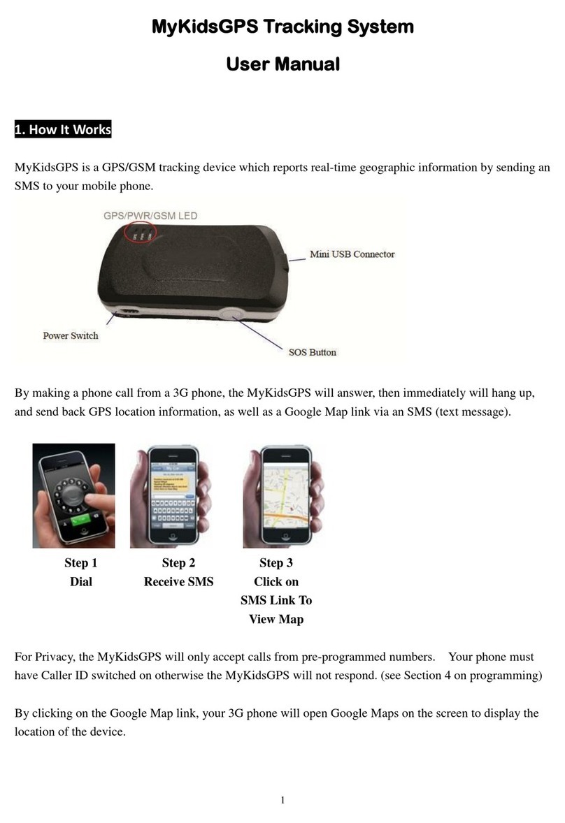 MyKids GPS Tracking System user manual