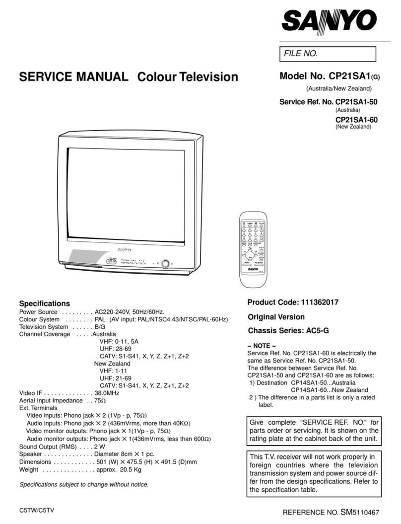 Sanyo CP21SA1 User manual