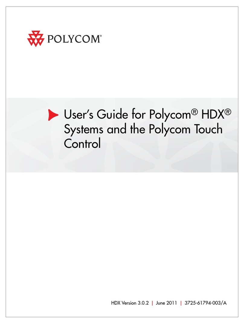 Polycom HDX Series User manual