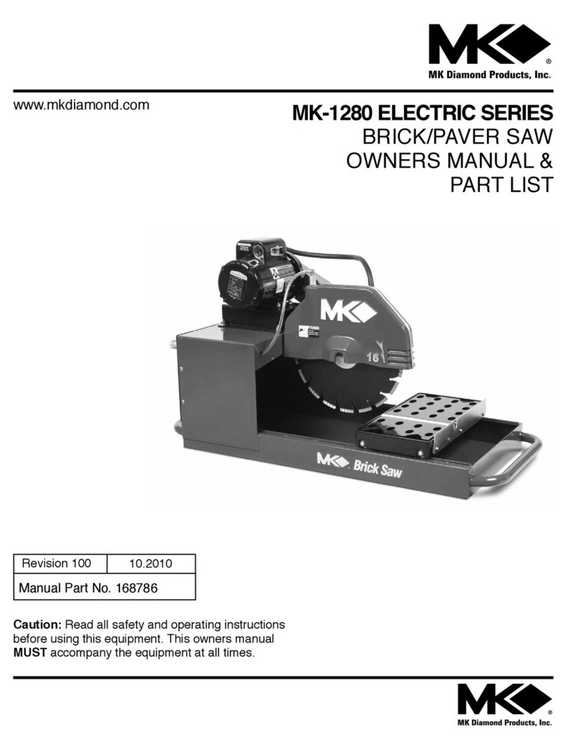 MK MK-1280 Owner's manual & parts list