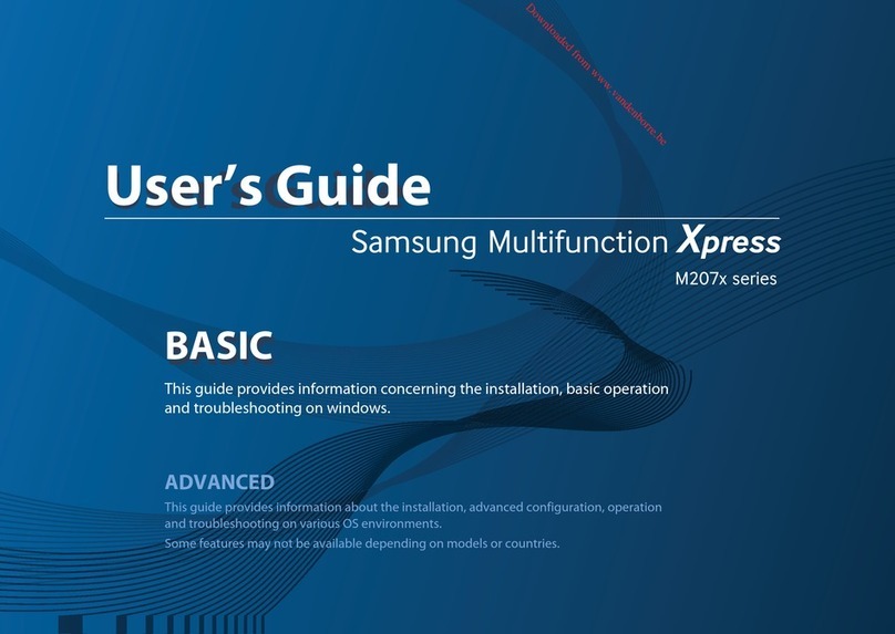 Samsung M207x Series User manual Samsung M207x Series User manual