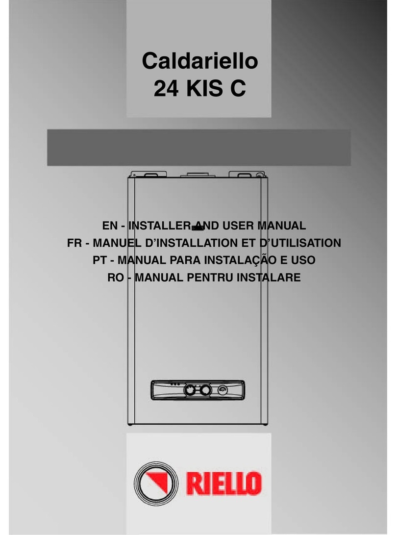 Riello Caldariello 24 KIS C installer and user manual