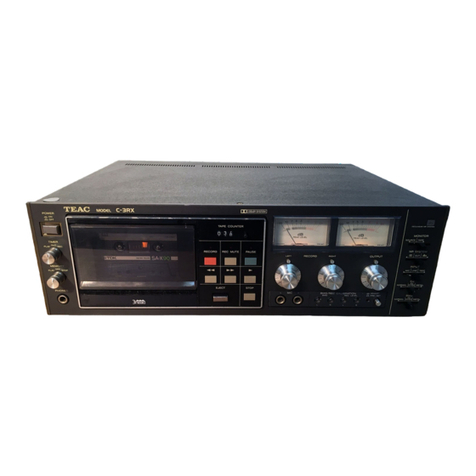 Teac C-3RX Service manual