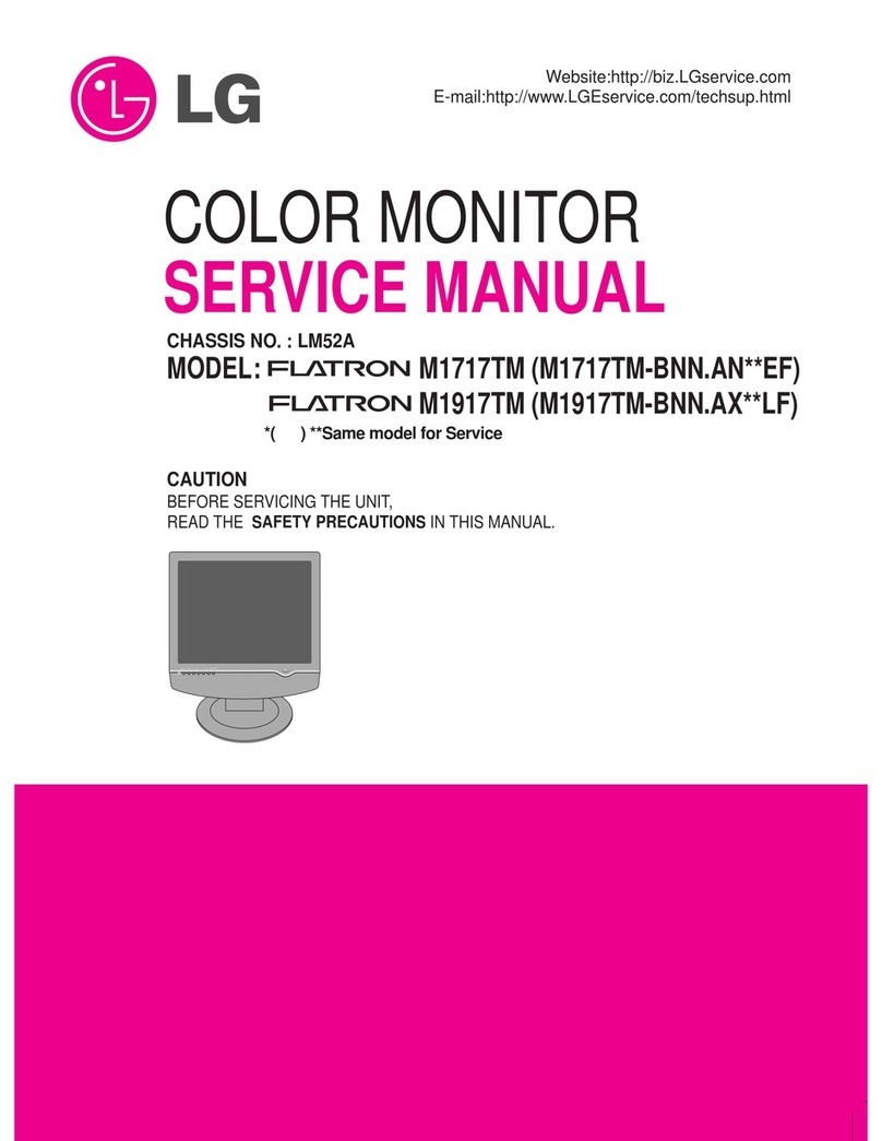 LG Flatron M1717TM User manual