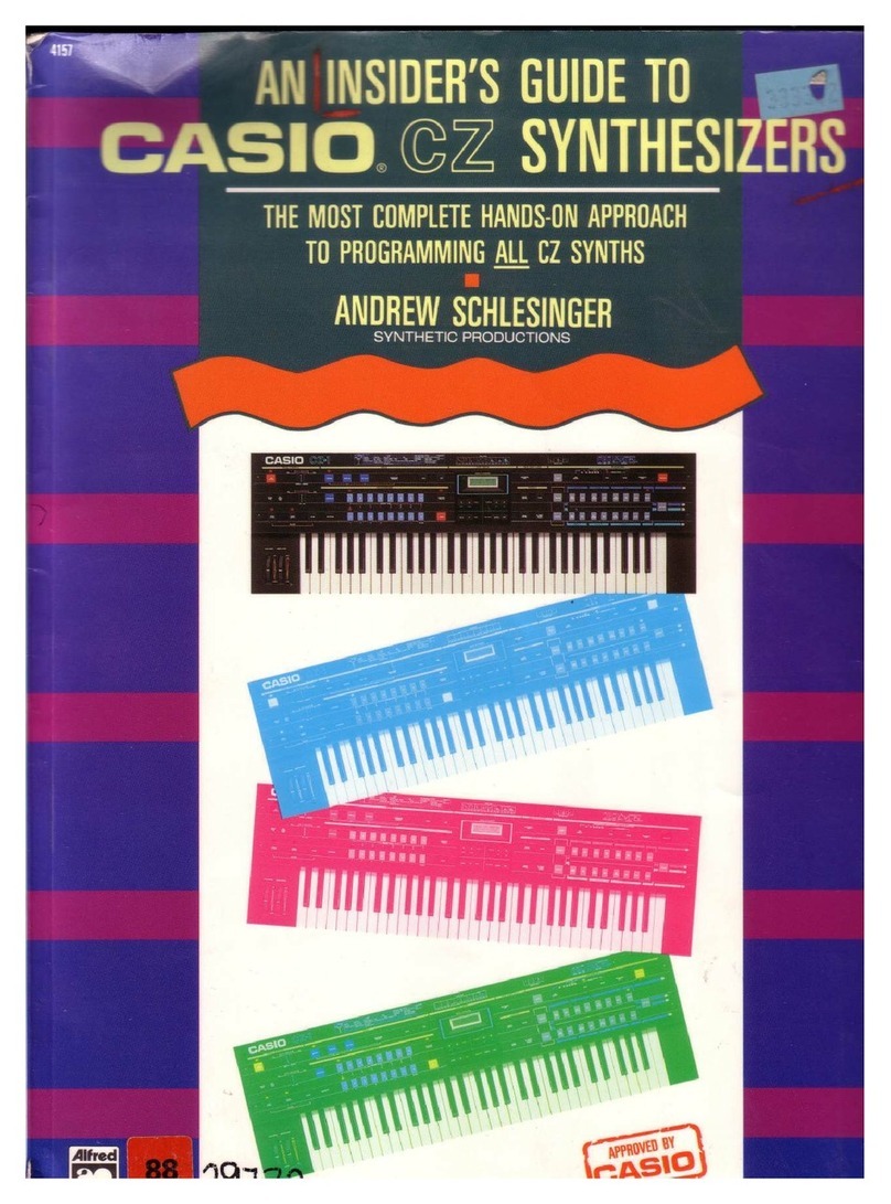 Casio CZ Series User manual Casio CZ Series User manual
