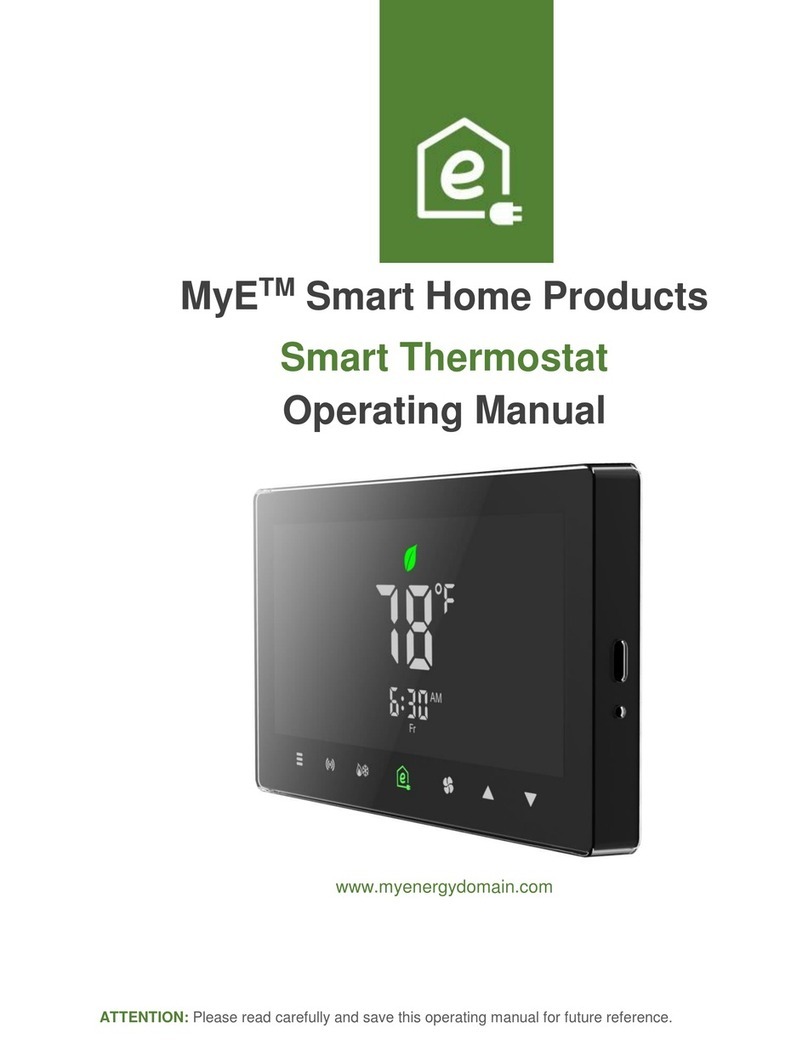 MYE Smart Thermostat operating manual