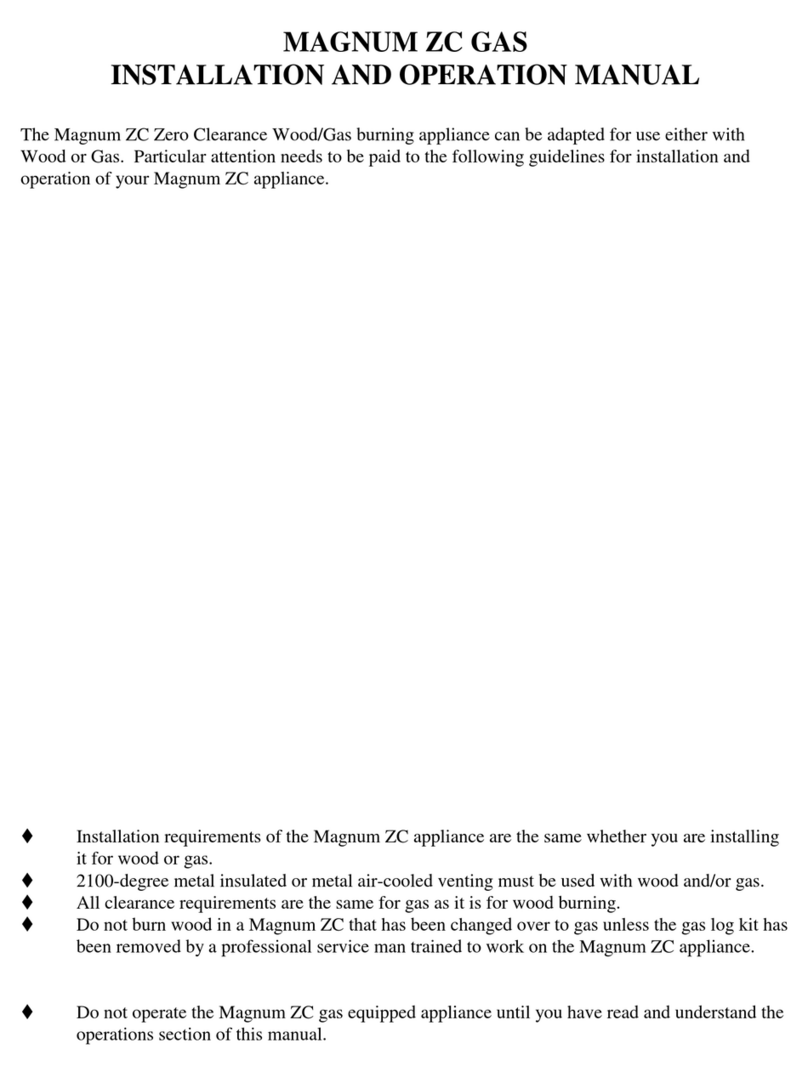 Magnum SP-40-ZC Installation and operation manual