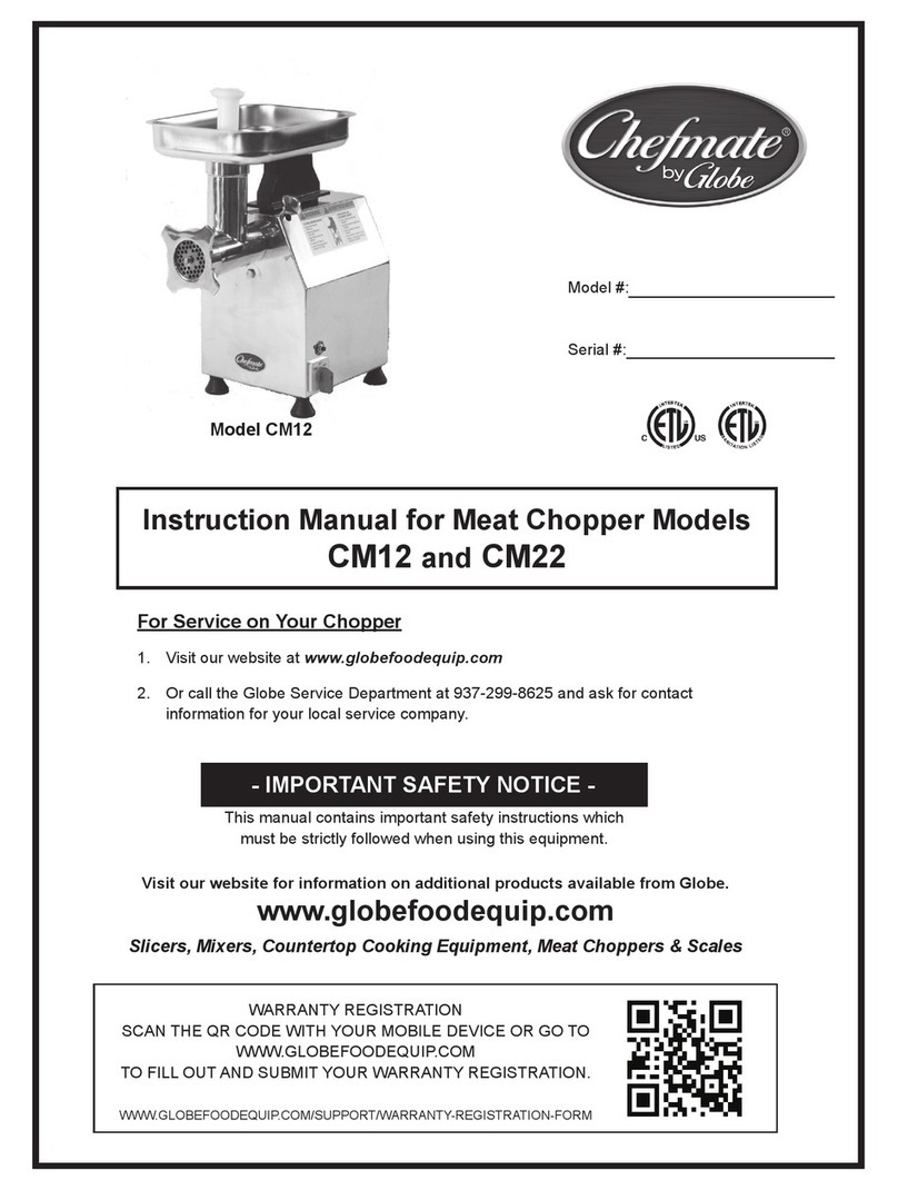 Chefmate CM12 instruction manual