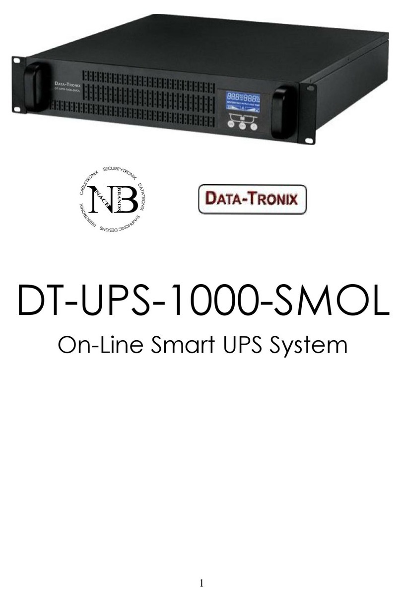 Data-Tronix DT-UPS-1000-SMOL owner's manual Data-Tronix DT-UPS-1000-SMOL owner's manual