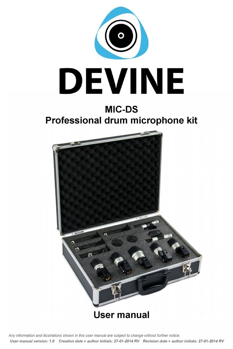 Devine MIC-DS user manual