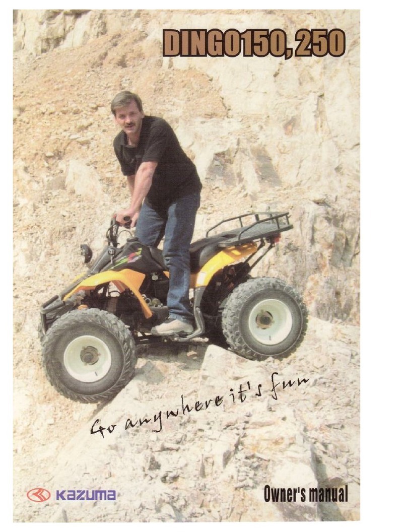 Kazuma Dingo150 owner's manual